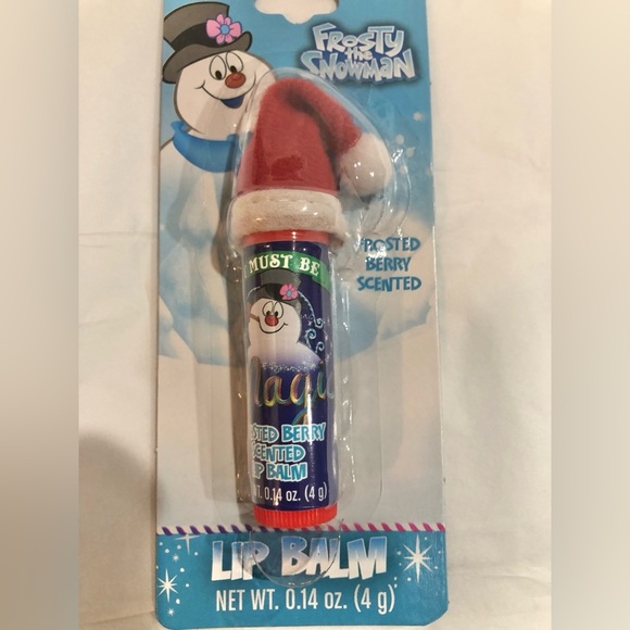 3pack Santa hat Elf on the Shelf, Snoopy & Frosty the snowman flavored lip balms - Picture 9 of 11